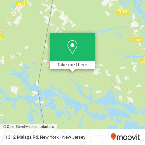 1312 Malaga Rd, Mays Landing, NJ 08330 map