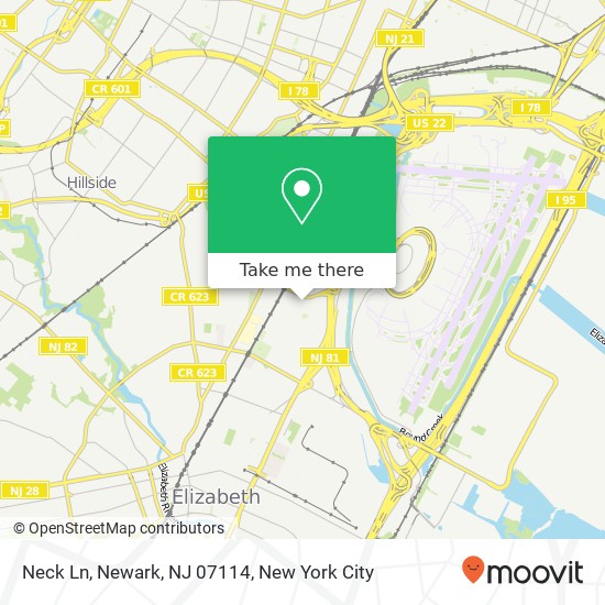 Neck Ln, Newark, NJ 07114 map