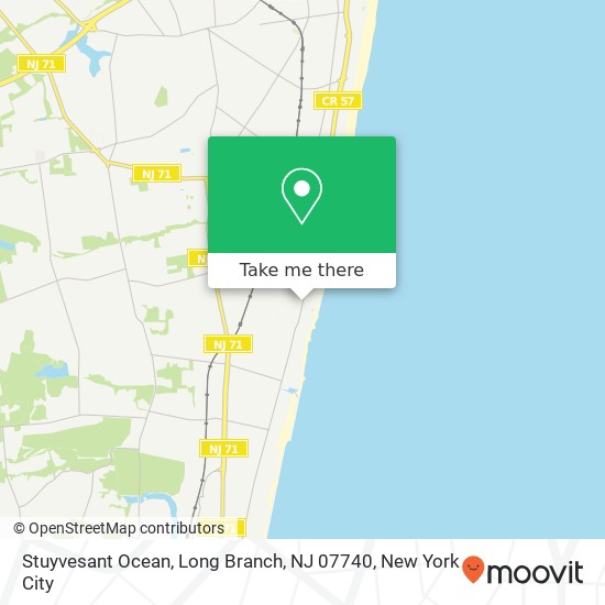 Stuyvesant Ocean, Long Branch, NJ 07740 map