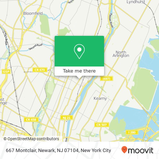 667 Montclair, Newark, NJ 07104 map
