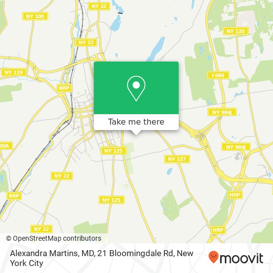 Alexandra Martins, MD, 21 Bloomingdale Rd map