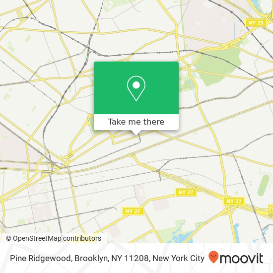 Pine Ridgewood, Brooklyn, NY 11208 map