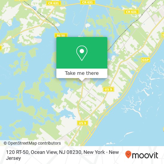 120 RT-50, Ocean View, NJ 08230 map