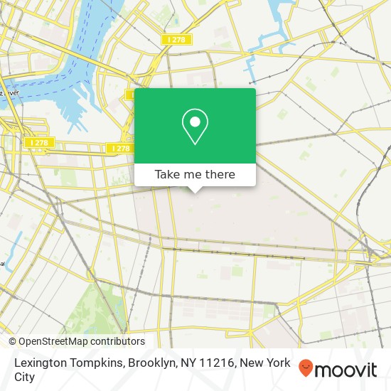 Lexington Tompkins, Brooklyn, NY 11216 map