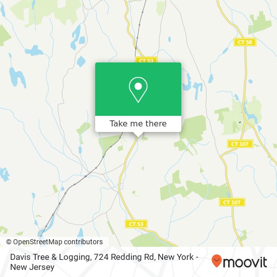 Mapa de Davis Tree & Logging, 724 Redding Rd
