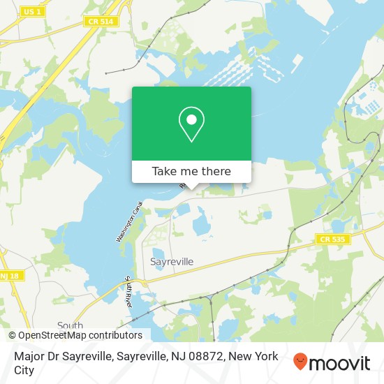 Major Dr Sayreville, Sayreville, NJ 08872 map