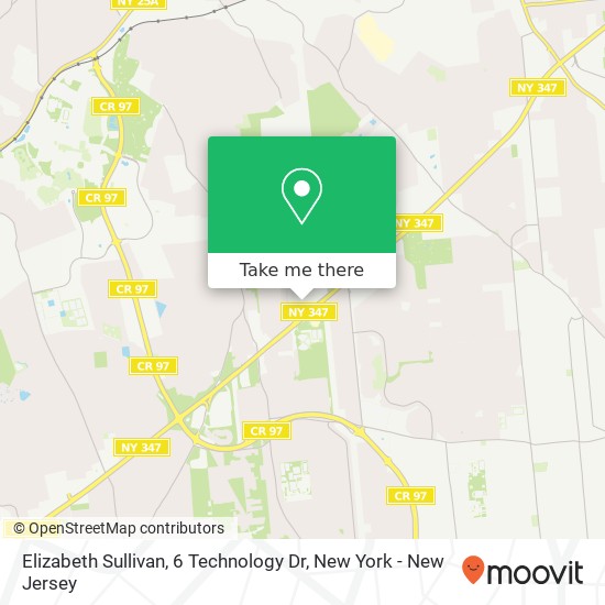 Mapa de Elizabeth Sullivan, 6 Technology Dr