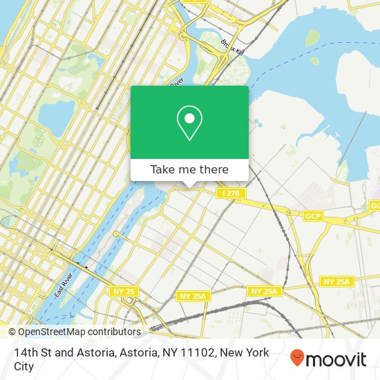 14th St and Astoria, Astoria, NY 11102 map