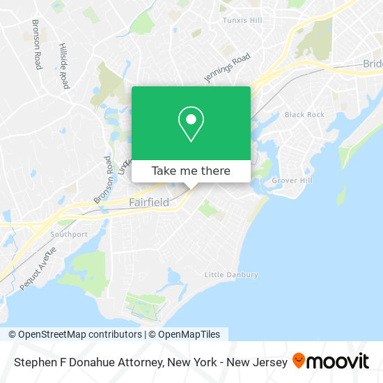 Mapa de Stephen F Donahue Attorney