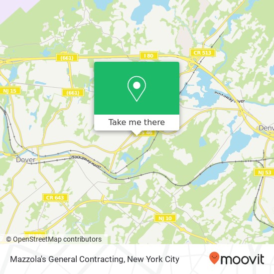 Mazzola's General Contracting map