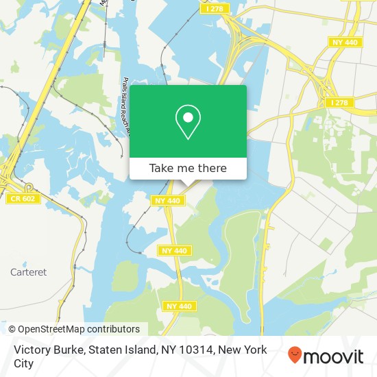 Victory Burke, Staten Island, NY 10314 map