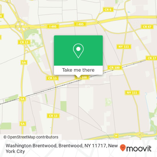 Washington Brentwood, Brentwood, NY 11717 map