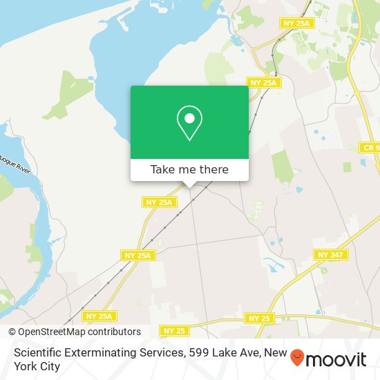 Scientific Exterminating Services, 599 Lake Ave map