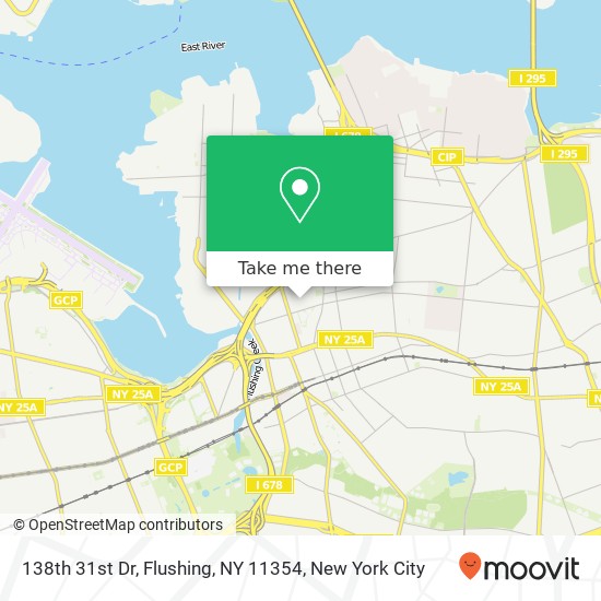 138th 31st Dr, Flushing, NY 11354 map
