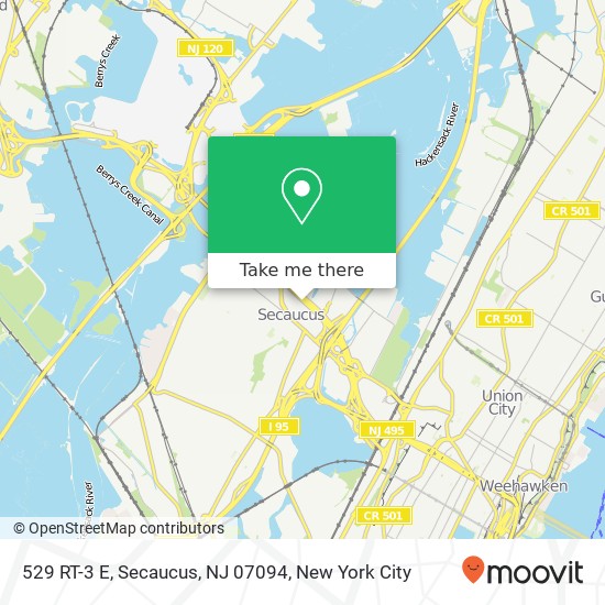 529 RT-3 E, Secaucus, NJ 07094 map