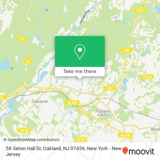 58 Seton Hall Dr, Oakland, NJ 07436 map