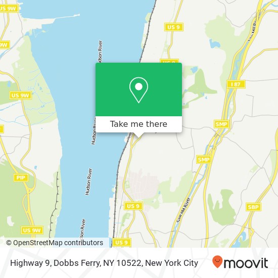 Mapa de Highway 9, Dobbs Ferry, NY 10522