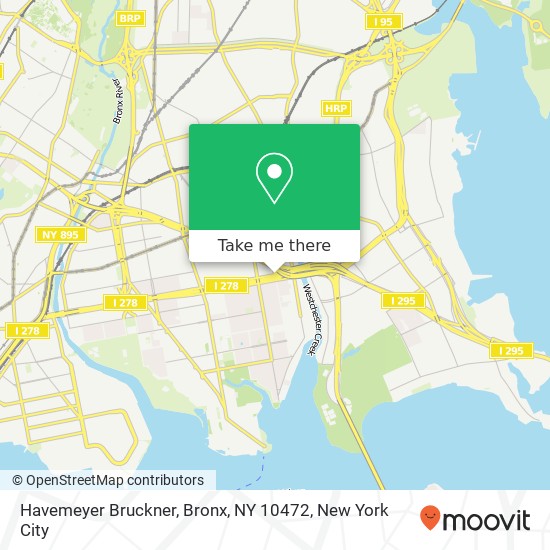 Mapa de Havemeyer Bruckner, Bronx, NY 10472