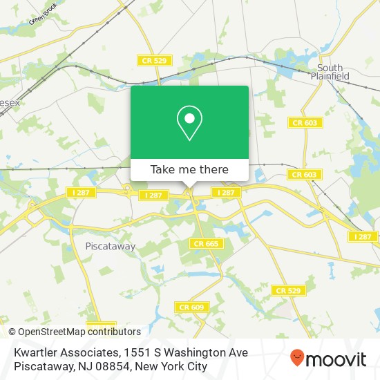 Kwartler Associates, 1551 S Washington Ave Piscataway, NJ 08854 map