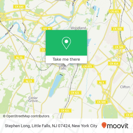 Stephen Long, Little Falls, NJ 07424 map