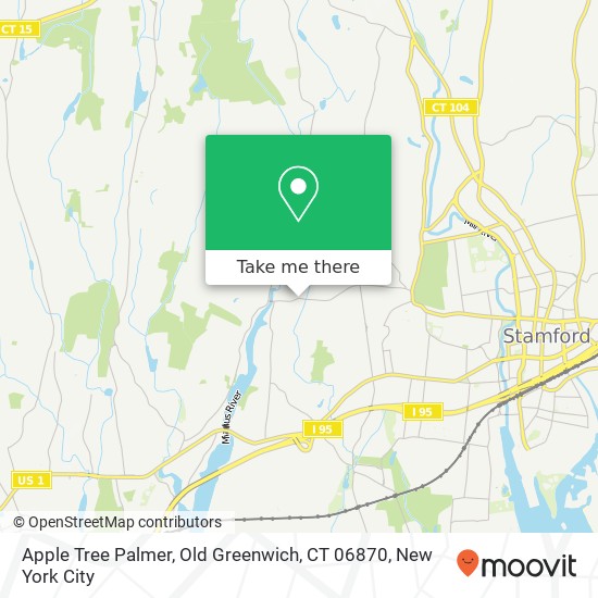 Mapa de Apple Tree Palmer, Old Greenwich, CT 06870