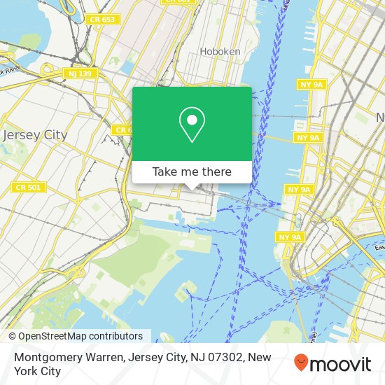 Montgomery Warren, Jersey City, NJ 07302 map