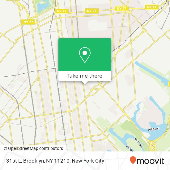 31st L, Brooklyn, NY 11210 map