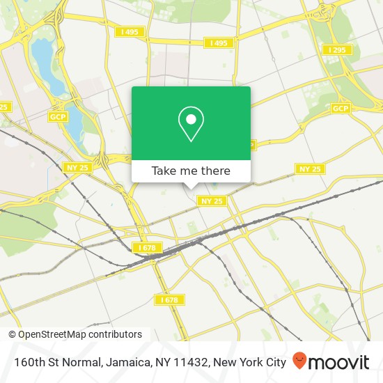 Mapa de 160th St Normal, Jamaica, NY 11432