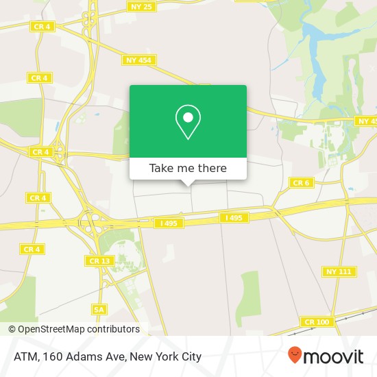 Mapa de ATM, 160 Adams Ave