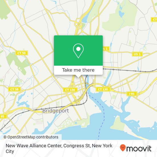 Mapa de New Wave Alliance Center, Congress St
