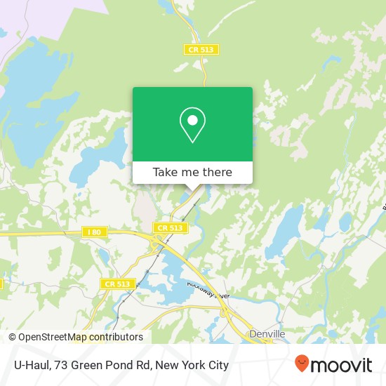 Mapa de U-Haul, 73 Green Pond Rd