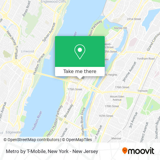 Metro by T-Mobile map