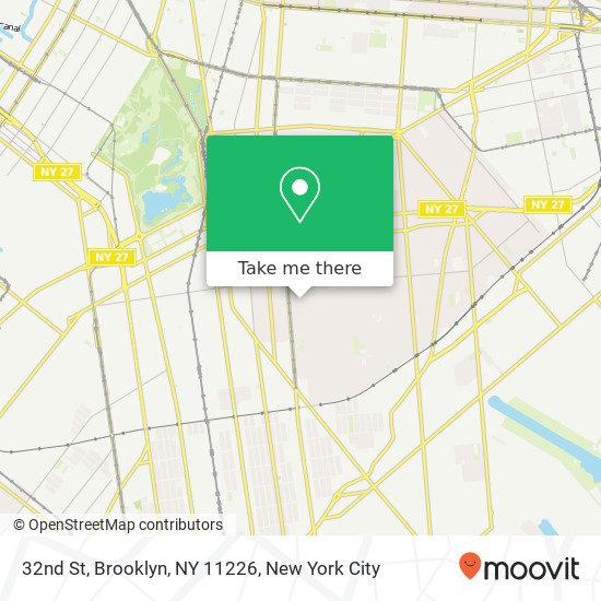 32nd St, Brooklyn, NY 11226 map