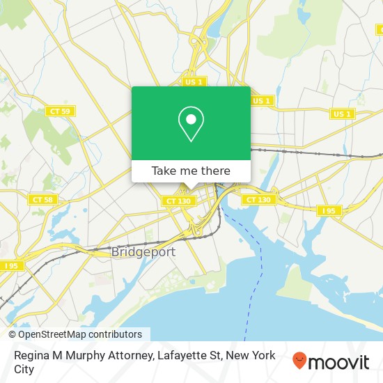 Mapa de Regina M Murphy Attorney, Lafayette St