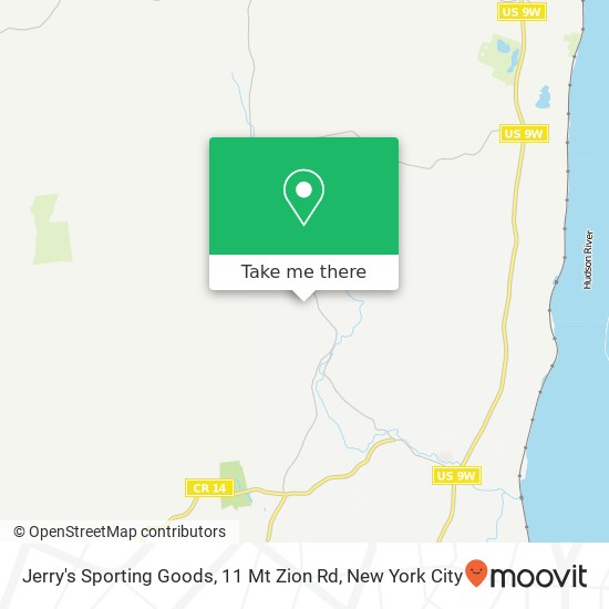 Jerry's Sporting Goods, 11 Mt Zion Rd map