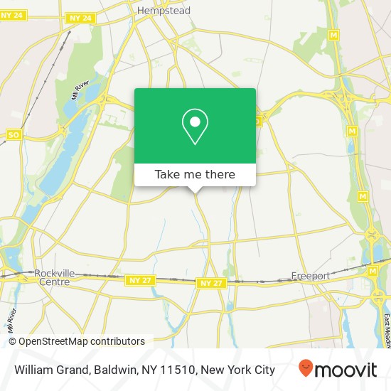 William Grand, Baldwin, NY 11510 map