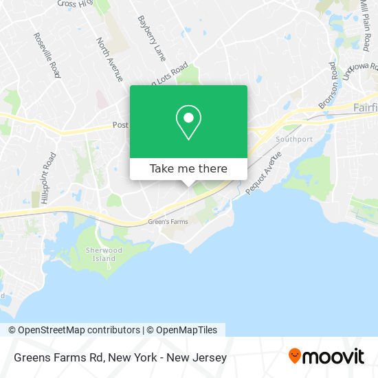 Mapa de Greens Farms Rd