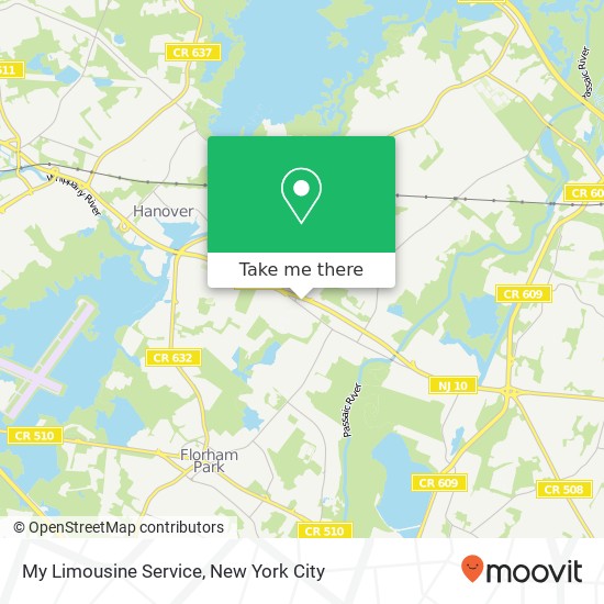 Mapa de My Limousine Service