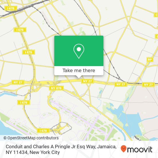 Mapa de Conduit and Charles A Pringle Jr Esq Way, Jamaica, NY 11434