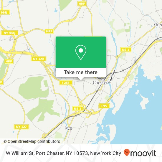 Mapa de W William St, Port Chester, NY 10573