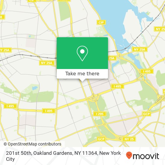 201st 50th, Oakland Gardens, NY 11364 map