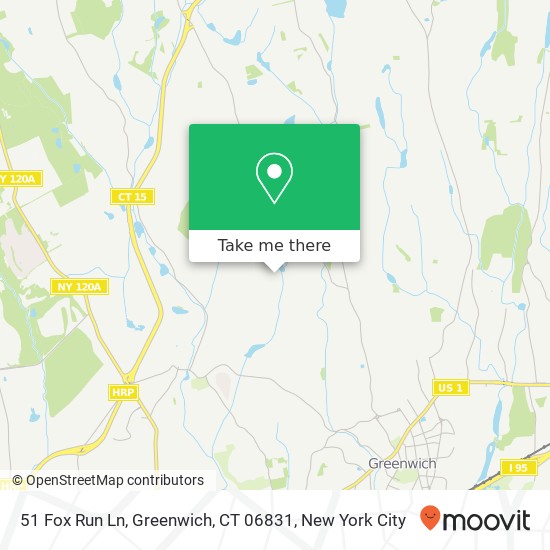 51 Fox Run Ln, Greenwich, CT 06831 map