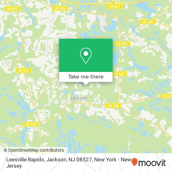 Leesville Rapids, Jackson, NJ 08527 map