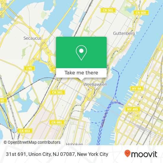 31st 691, Union City, NJ 07087 map