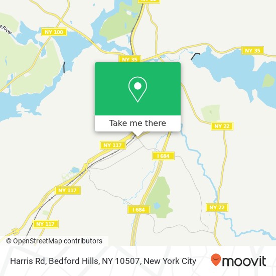 Mapa de Harris Rd, Bedford Hills, NY 10507
