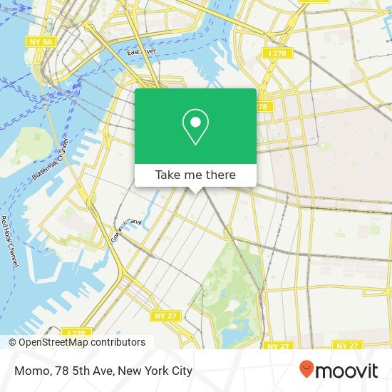 Mapa de Momo, 78 5th Ave