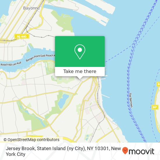 Jersey Brook, Staten Island (ny City), NY 10301 map