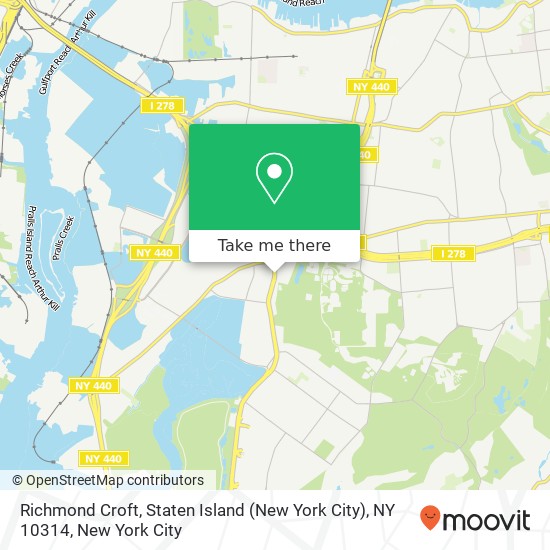 Richmond Croft, Staten Island (New York City), NY 10314 map