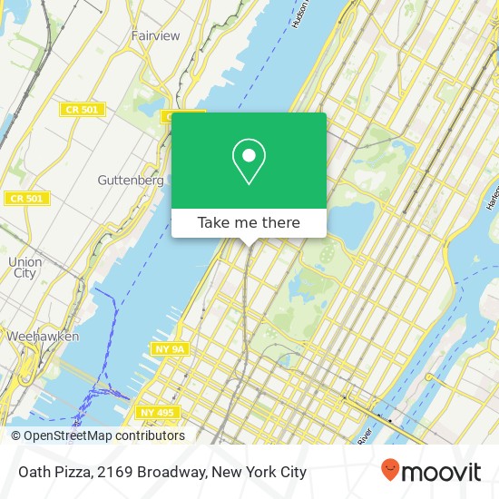 Mapa de Oath Pizza, 2169 Broadway