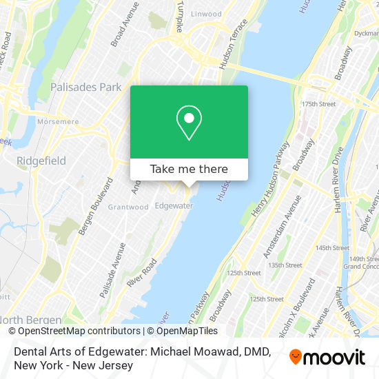 Mapa de Dental Arts of Edgewater: Michael Moawad, DMD